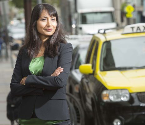 Professor Veena Dubal. Photo Credit Jim Block.