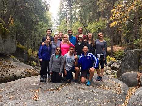 Members of HELJ at Yosemite National Park.
