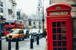 a phone booth in London