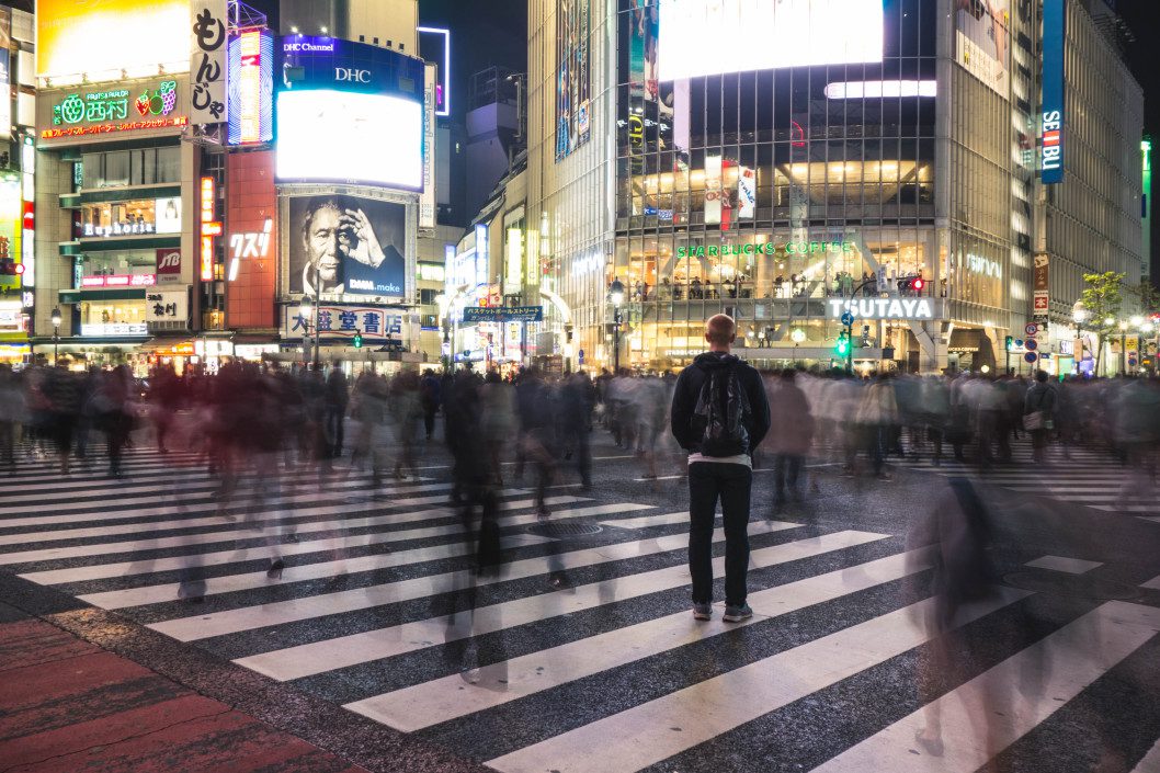 Shibuya Crossing in Tokyo, Japan