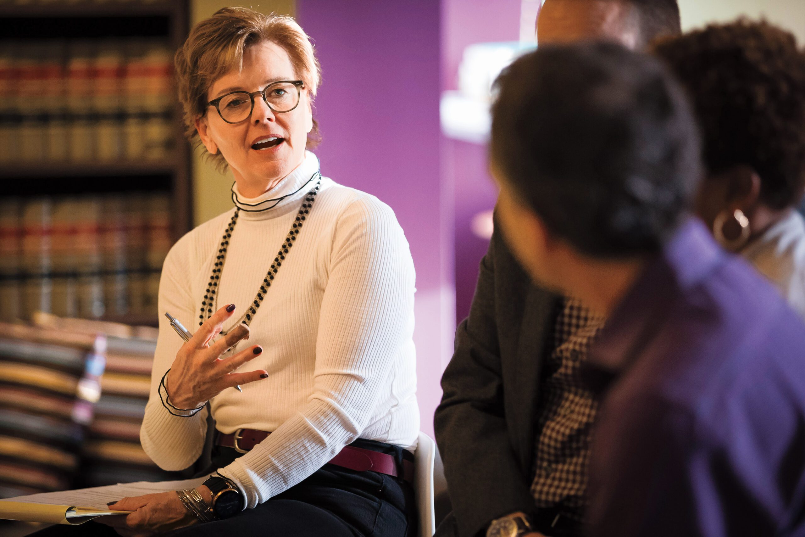 Professor Alice Armitage speaking