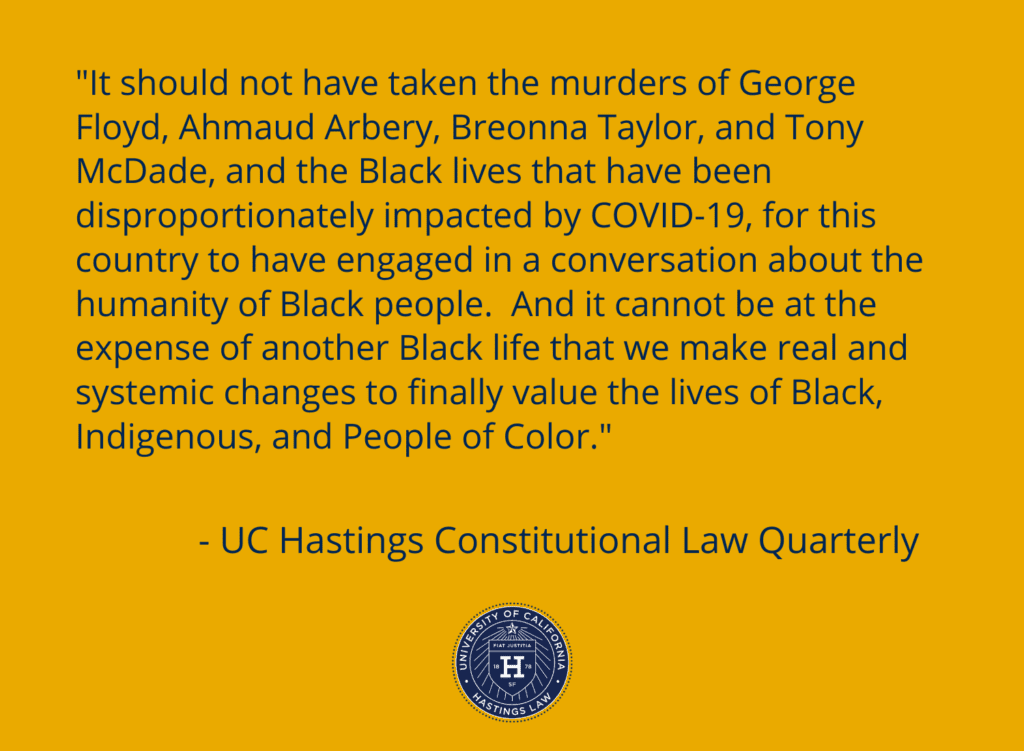It should not have taken the murders of George Floyd, Ahmaud Arbery, Breonna Taylor and Tony McDade, and the Black lives that have been disproportionately impacted by COVID-19 for this country to have engaged in a conversation about the humanity of Black people.