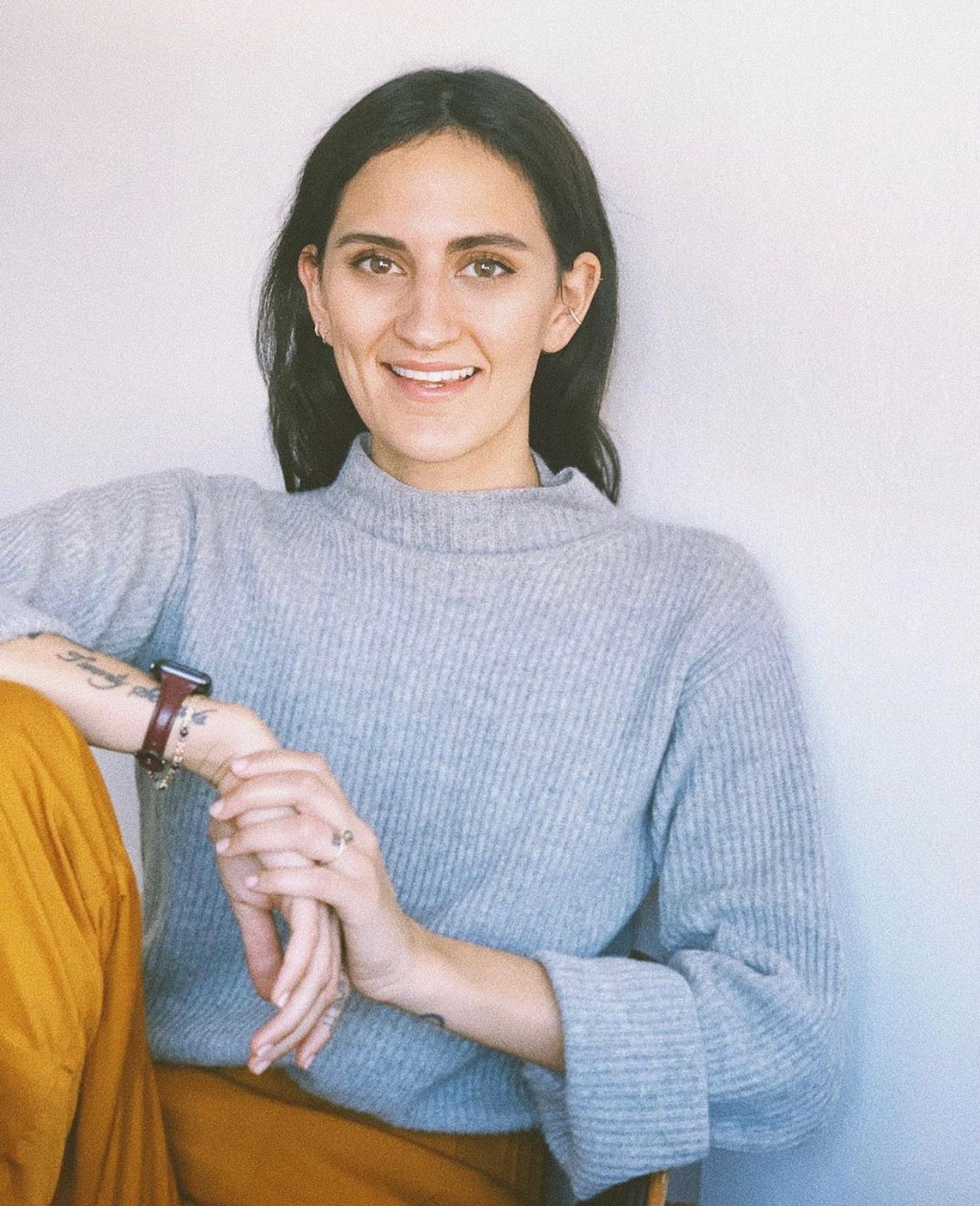 smiling female law student