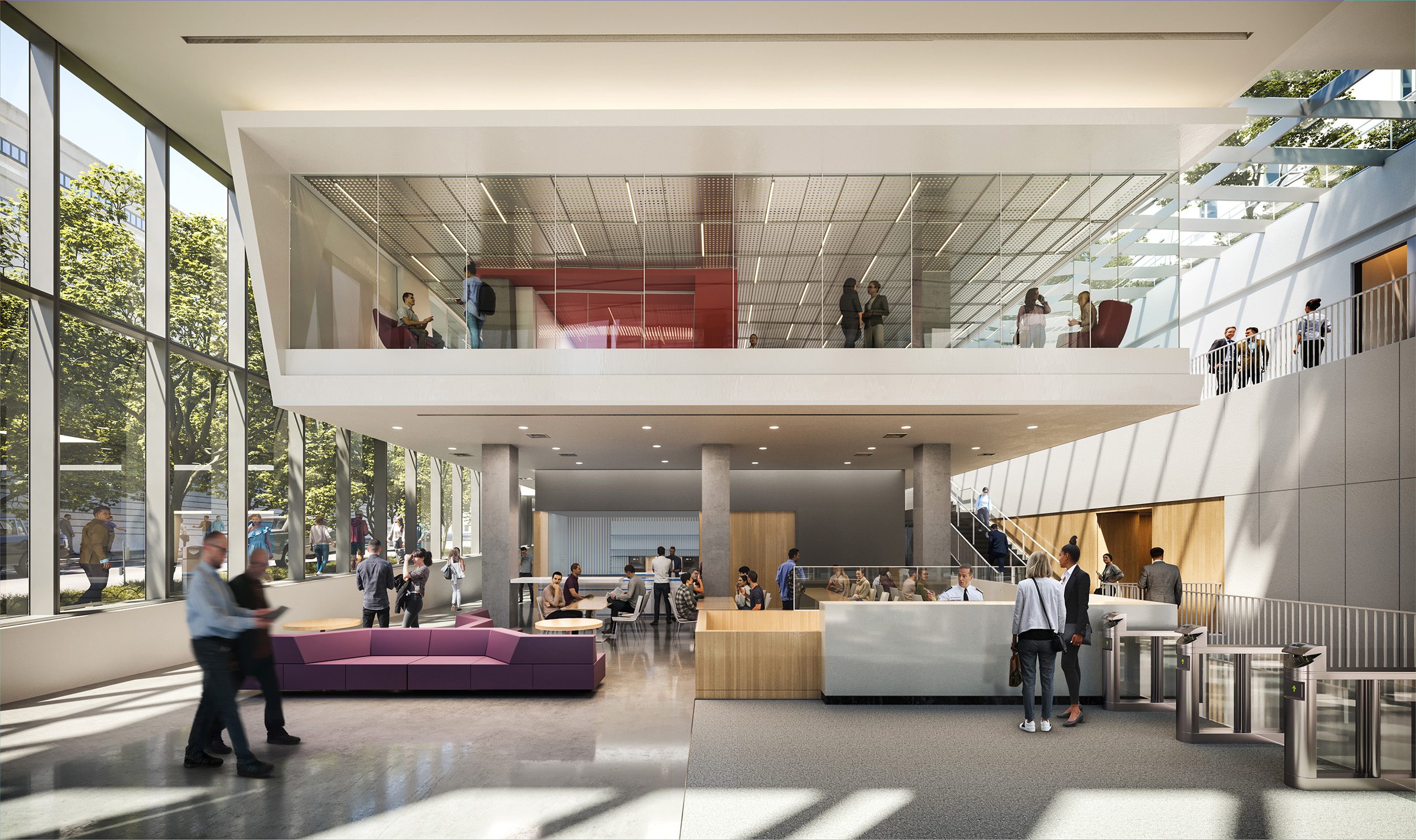 Lobby of the Academe at 198