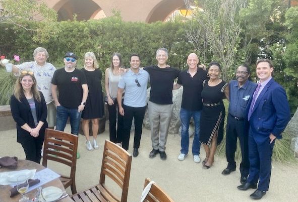 UC Law San Francisco graduates shared good laughs and libations at a San Diego Alumni Chapter event at Stone Brewing in August 2021. 