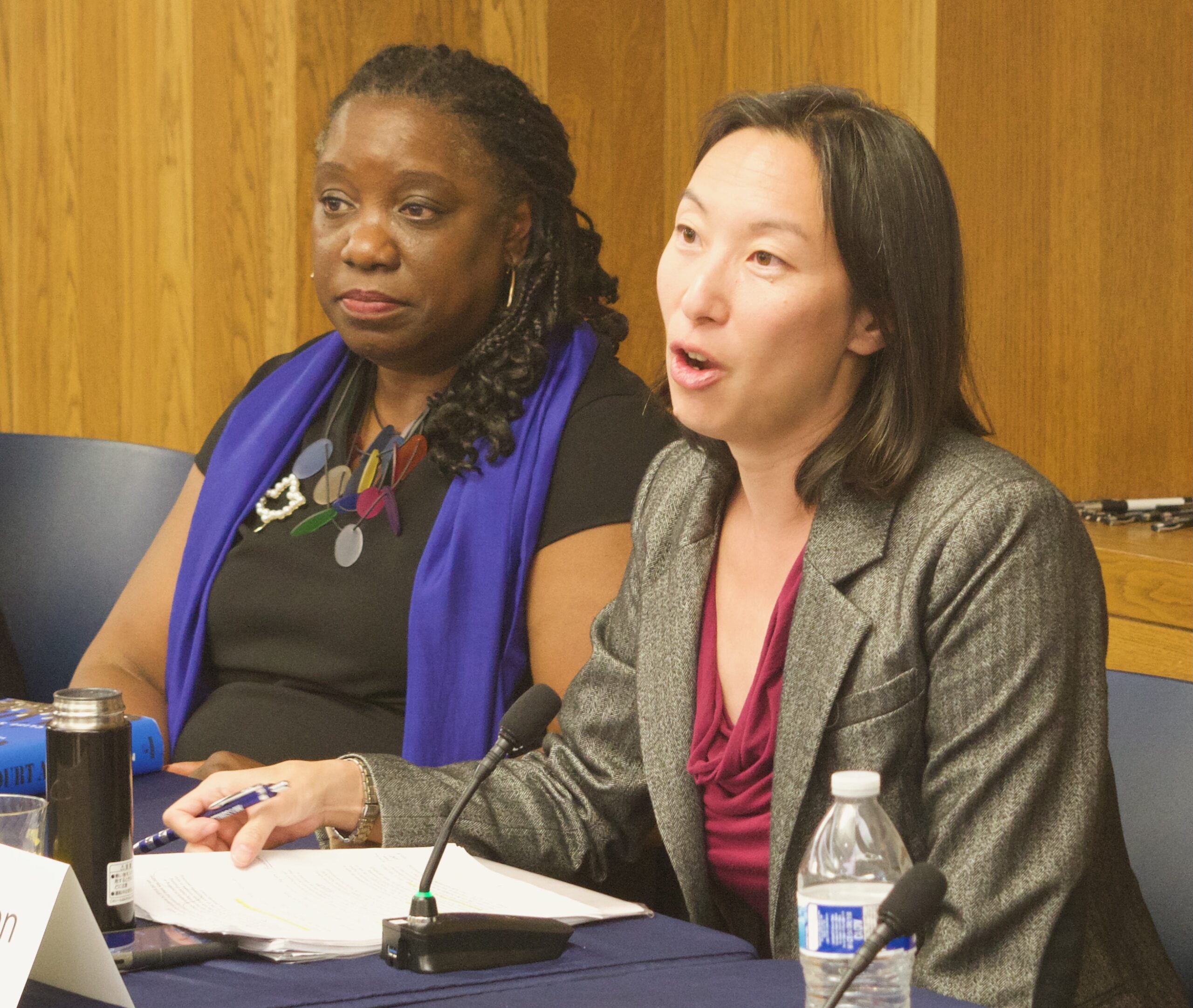 U.S. District Judge Trina Thompson and Ming Chen