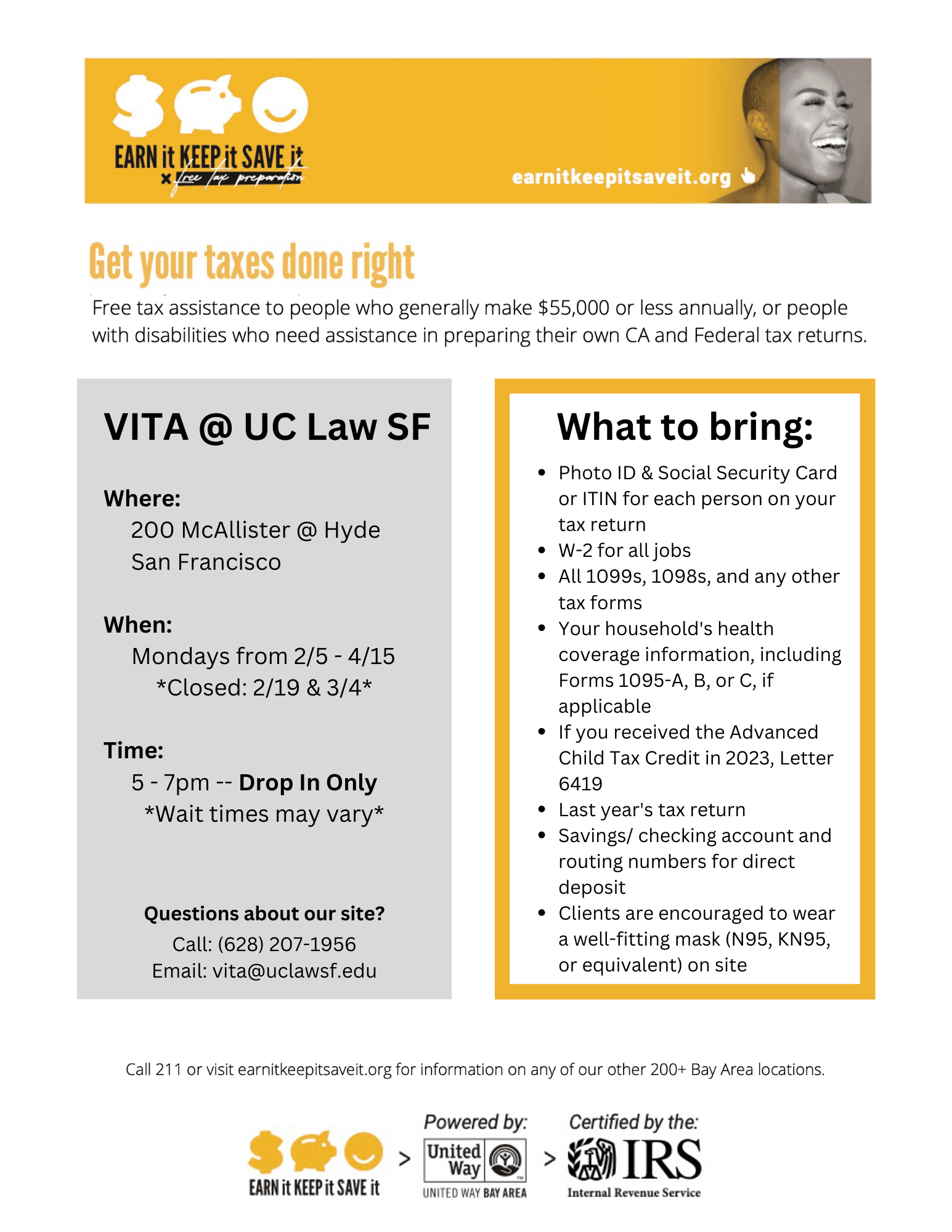 VITA - UC Law San Francisco (Formerly UC Hastings)