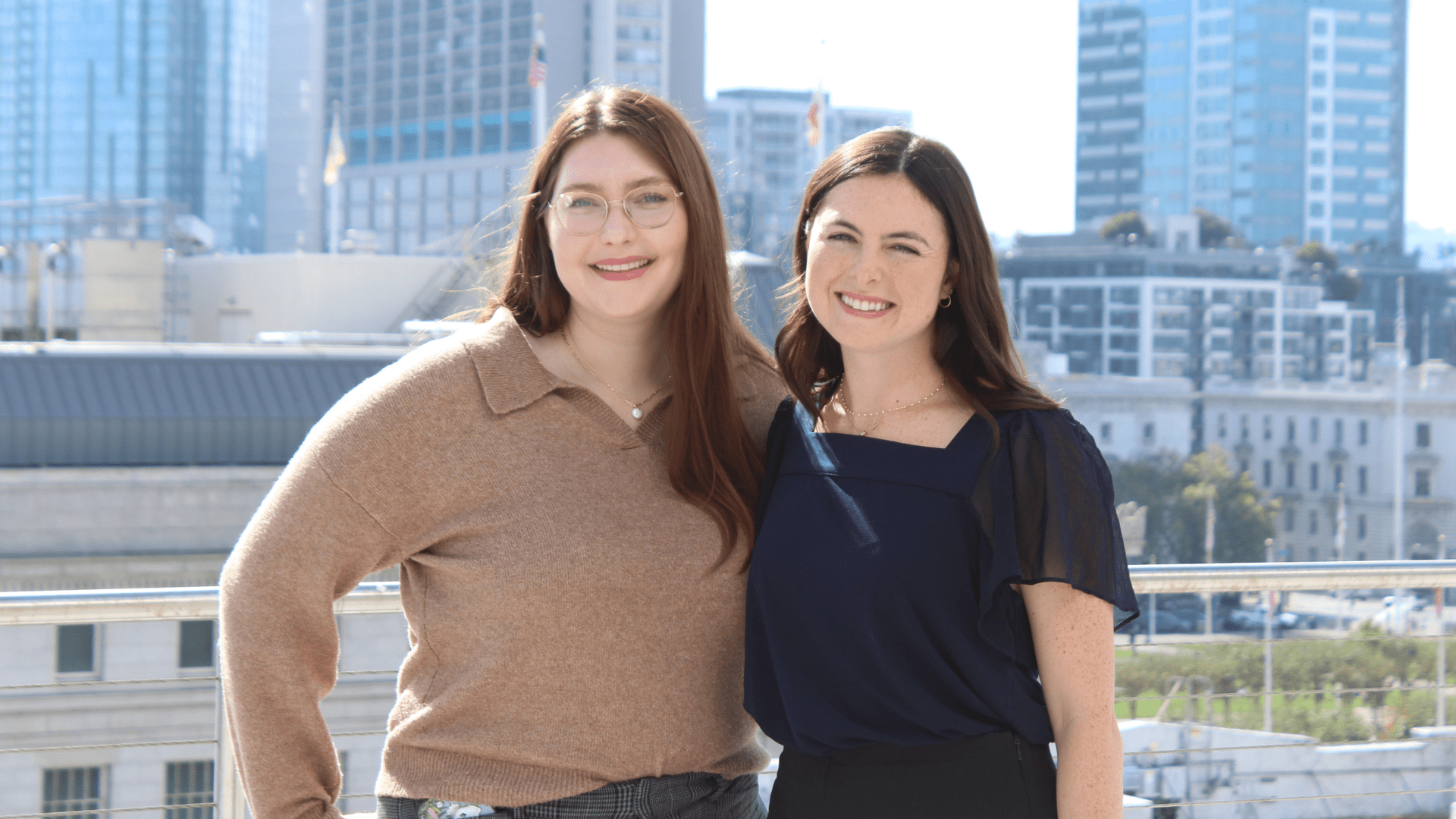 Mackenzie Murphy and Madeline Frank, co-editors-in-chief of the UC Law SF Journal on Gender and Justice.