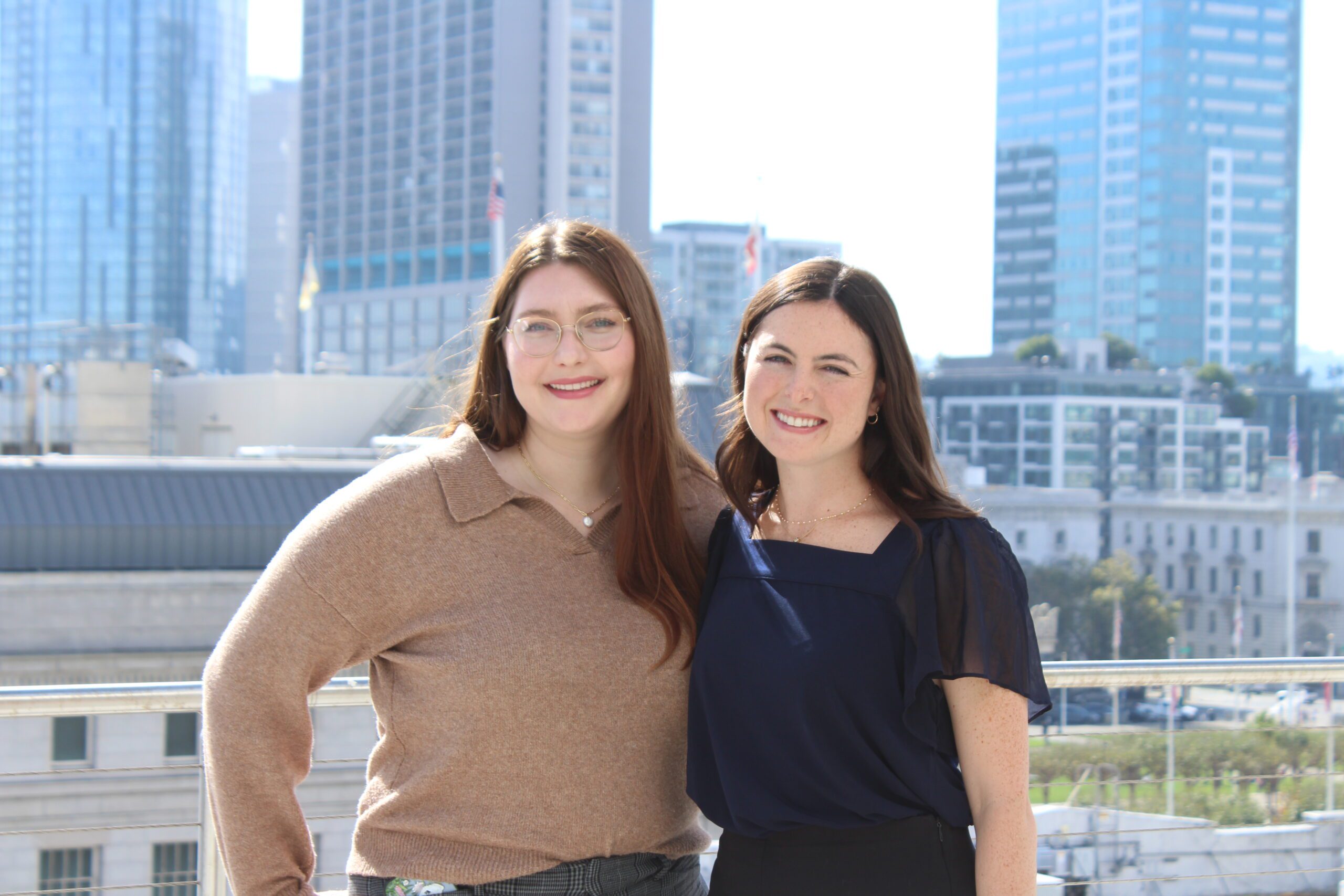 Mackenzie Murphy and Madeline Frank, co-editors-in-chief of the UC Law SF Journal on Gender and Justice.