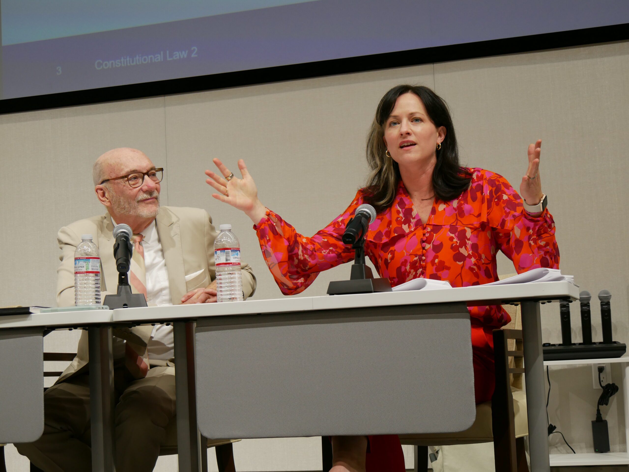 Professors Matt Coles and Emily Murphy