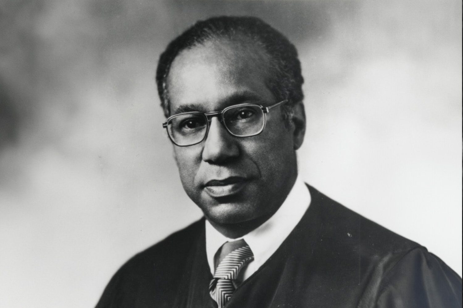A black and white photo of Wiley Manuel