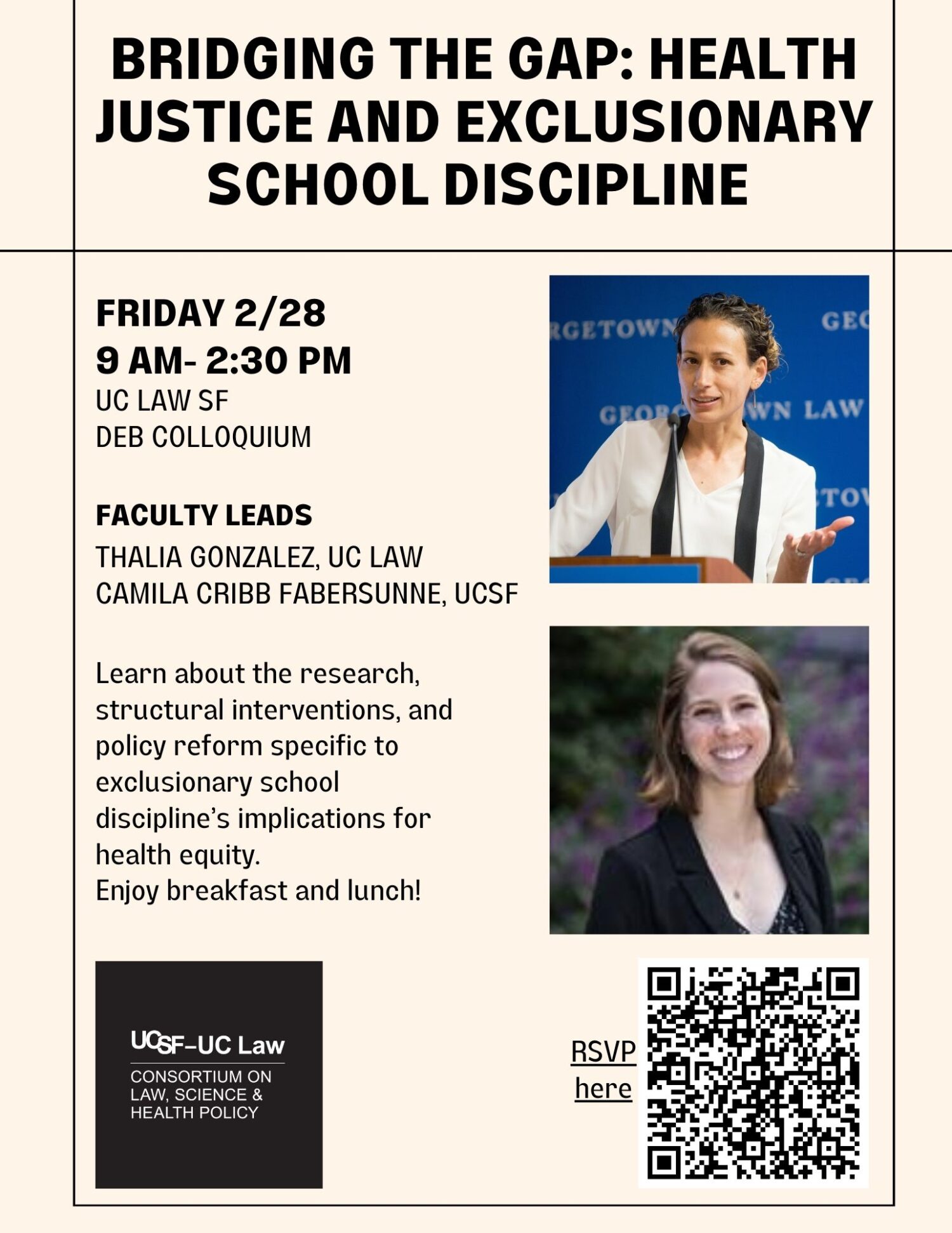 Learn about the "Bridging the Gap" conference, featuring details about the event, including date, time, location, and RSVP information.