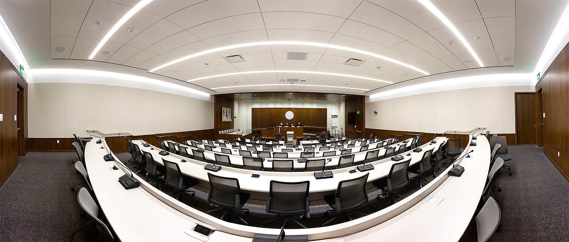 Specter Courtroom panorama shot