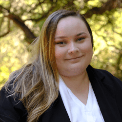 A headshot of Bridge Fellow Katherine Cox ’24.