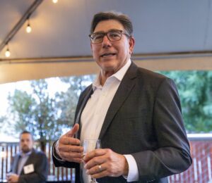 A photo of David Faigman speaking at an event.