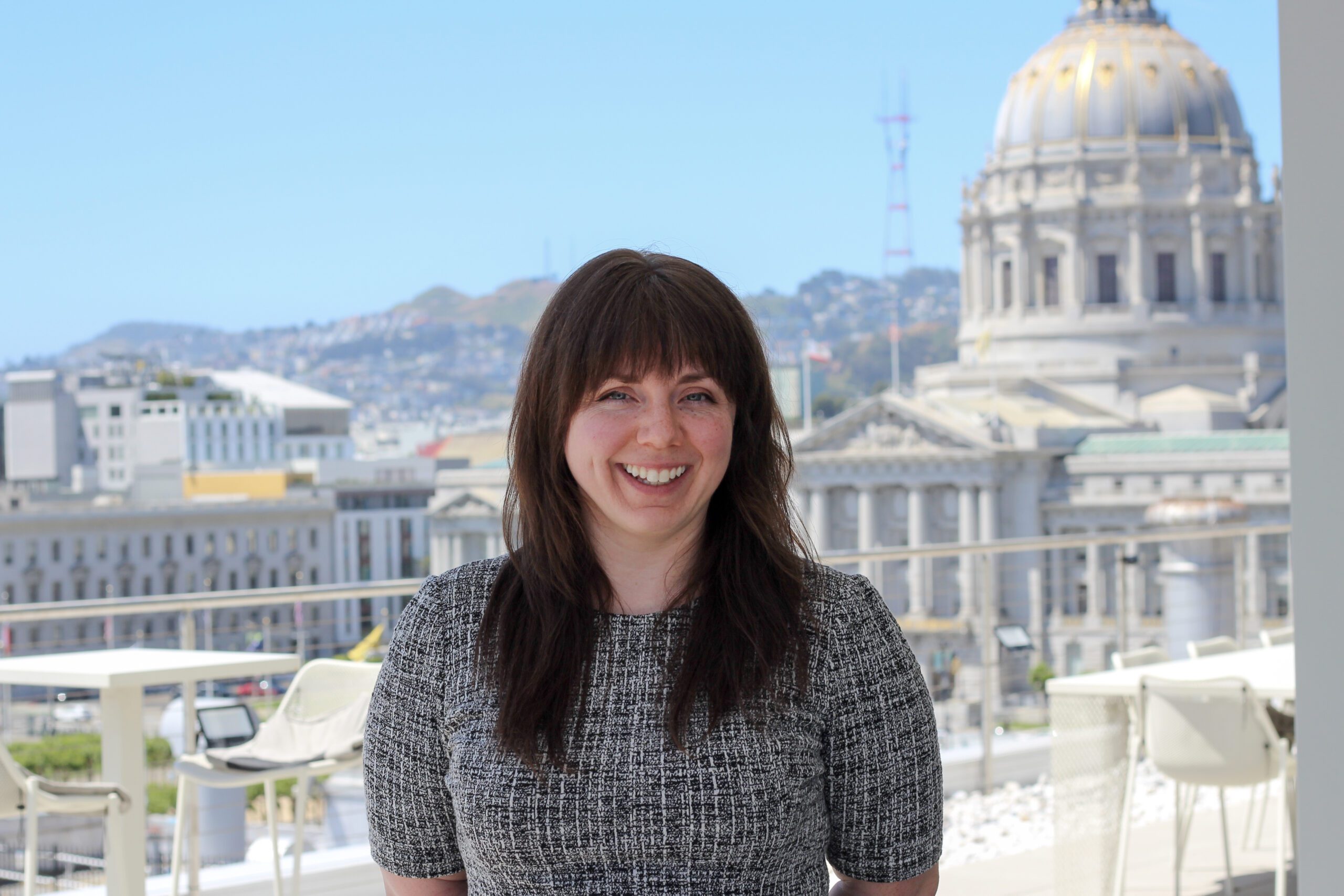 Tessa Haden on the UC Law SF Sky Deck