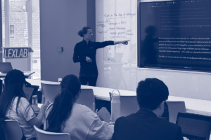 LexLab's AI certificate course being taught