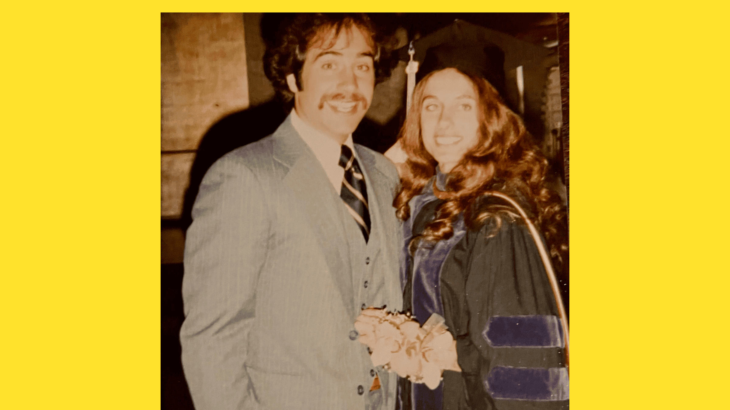 Roger Dreyer ’80 and Carol Wieckowski Dreyer ’79 at UC Law SF's 1979 Commencement