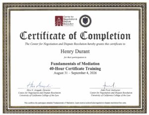 Sample Certificate of Completion